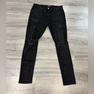 Serenade jeans Black Distressed Men's Jeans